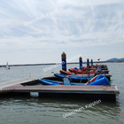 Fully Welded Aluminum Frame Marine Floating Docks For Marina Pontoon Wharf Engineering