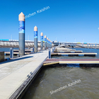 Fully Welded Aluminum Frame Marine Floating Docks For Marina Pontoon Wharf Engineering