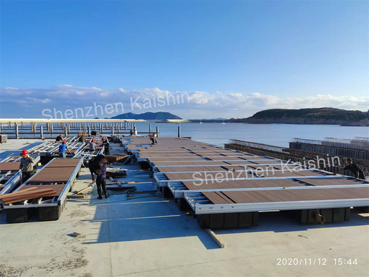 Long-Lasting Aluminum Floating Pontoon Walkway For Marina Docks Yacht Club Floating Dock