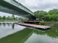 Marina Floating Dock Aluminum Gangways WPC / Plastic / Wood Deck Customized