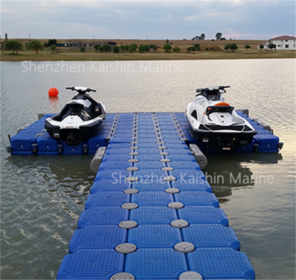 Portable Modular Floating Dock Easy Assembly Jet Ski HDPE Floating Pontoon For Marine Yacht Boat Use