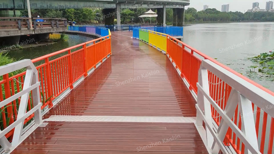 Waterproof Decking Aluminum Floating Dock HDPE EPS Foam Floats Marine Pontoon Pier
