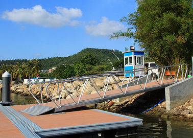 Marina Dock Aluminum Gangways Long Lifespan urable Design Floating Walkway Pontoon Yacht Boat Bridge