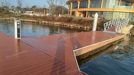 Finger Floating Dock Design Marine Aluminium Structure HDPE Floating Dock Pier