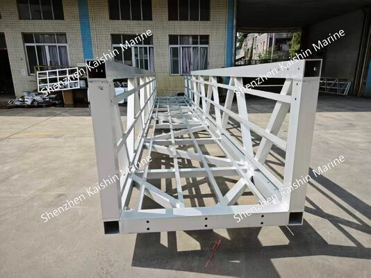 آلیاژ آلومینیوم ضد لغزش 6061-T6 Marine Gangway با ظرفیت بارگیری 400 کیلوگرم بر متر مربع و طول عمر 15 تا 20 سال برای پل اسکله شناور